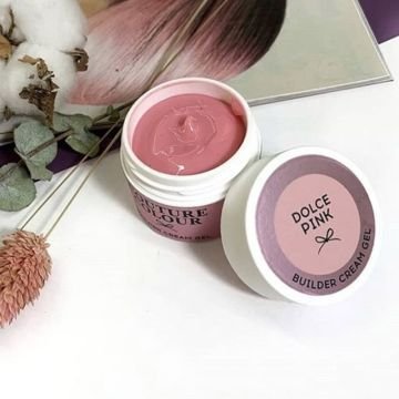 Крем-гель строительный Couture Colour Builder Cream Gel Dolce pink. телесно-розовый