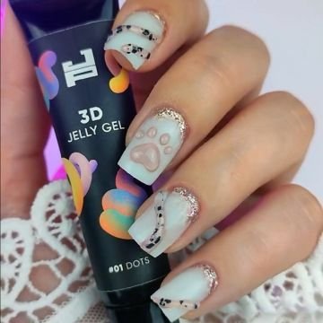 Гель для объемных дизайнов Jerden Proff 3D Jelly Gel 00 Clear Гель для объемных дизайнов Jerden Proff 3D Jelly Gel 00 Clear