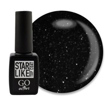 Топ для гель-лака без липкого слоя GO Active Starlike Top Coat 01 Silver Топ для гель-лака без липкого слоя GO Active Starlike Top Coat 01 Silver