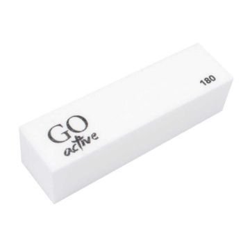 Баф-брусок GO ACTIVE 180/180. цвет белый Баф-брусок GO ACTIVE 180/180. цвет белый