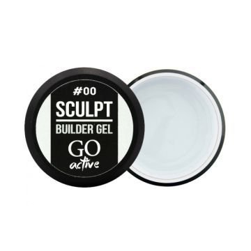 Билдер-гель GO Active Sculpt Builder Gel Clear 00, цвет - прозрачный. Билдер-гель GO Active Sculpt Builder Gel Clear 00, цвет - прозрачный.