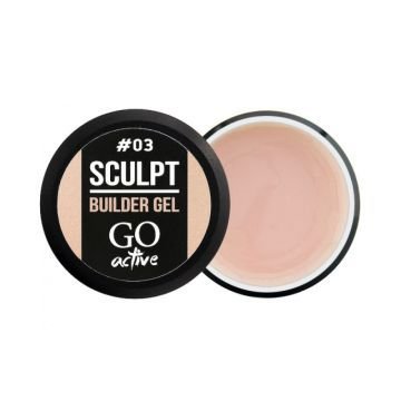 Билдер-гель GO Active Sculpt Builder Gel Peach 03, цвет - персиковый. Билдер-гель GO Active Sculpt Builder Gel Peach 03, цвет - персиковый.