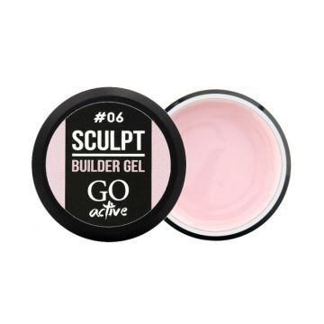 Билдер-гель GO Active Sculpt Builder Gel Rose Ash 06, цвет - пепел розы. Билдер-гель GO Active Sculpt Builder Gel Rose Ash 06, цвет - пепел розы.