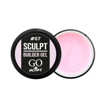 Билдер-гель GO Active Sculpt Builder Gel Bubble Gum 07, цвет - бледно-розовый. Билдер-гель GO Active Sculpt Builder Gel Bubble Gum 07, цвет - бледно-розовый.