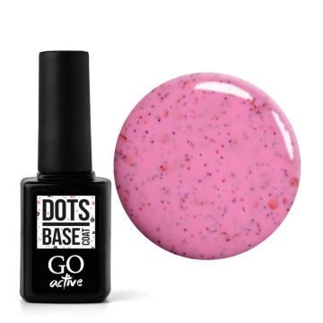 База камуфлирующая каучуковая для гель-лака GO Active Dots Base Coat 01