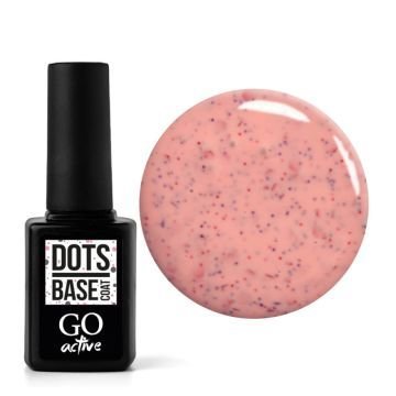 База камуфлирующая каучуковая для гель-лака GO Active Dots Base Coat 02