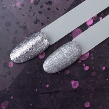 Гель-лак GO Active 003 Now or Never серебро с блестками и слюдой