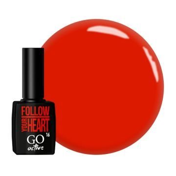 Гель-лак GO Active 016 Follow Your Heart ярко-красный Гель-лак GO Active 016 Follow Your Heart ярко-красный