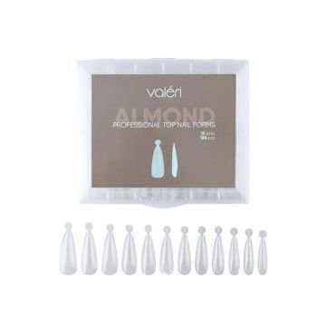 Valeri Professional Top Nail Forms "Almond"