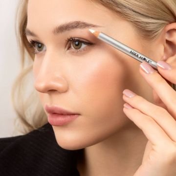 Brow Paste NIKK MOLE в карандаше (белая)