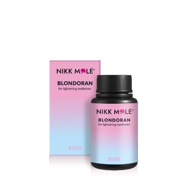 Голубой блондоран для осветления бровей NIKK MOLE