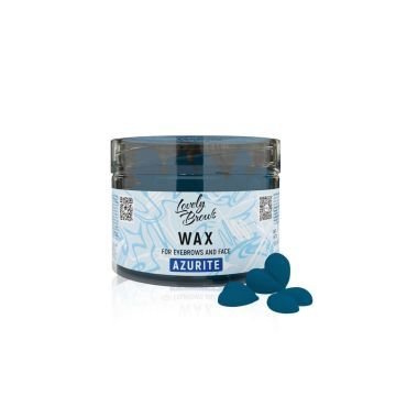 Воск в гранулах для бровей и лица Lovely Brows Azurite, голубой