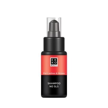 Безсульфатный шампунь для бровей и ресниц EKKO BEAUTY, 50 мл