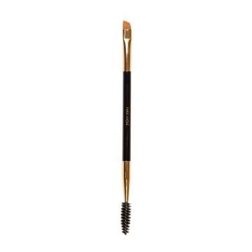Двусторонняя кисть для макияжа бровей №31 NIKK MOLE Golden Black