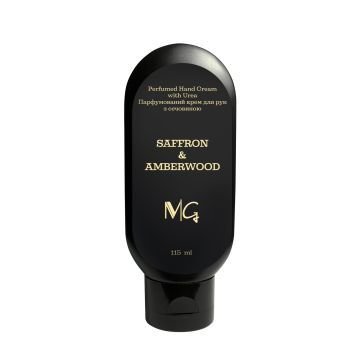 Крем для рук парфюмированный с мочевиной "Saffron & Amberwood" MG, 115 мл