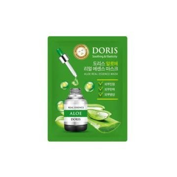 Тканевая маска для лица ампульная с алоэ вера Doris Aloe Real Essence Mask