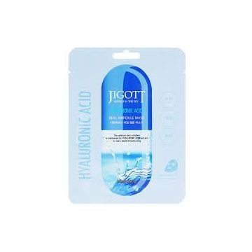 Jigott Hyaluronic Acid Real Ampoule Mask 27ml Маска для лица с гиалуроновой кислотой 