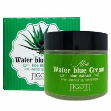 Увлажняющий крем для лица с экстрактом алоэ Jigott Aloe Water blue Cream 70ml 