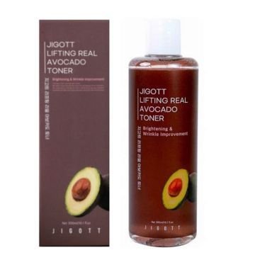 Тонер-лифтинг с экстрактом авокадо Jigott Lifting Real Avocado Toner