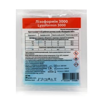 Лизоформин ( Lysoformin 3000 ), 20 мл Лизоформин ( Lysoformin 3000 ), 20 мл