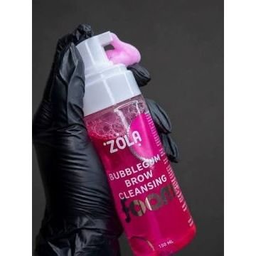ZOLA Очищающая пенка для бровей Eyebrow cleansing foam Bubblegum 150 ml 