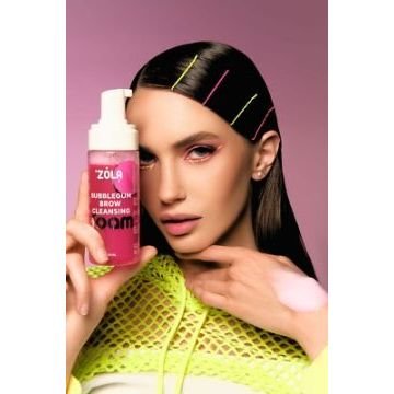 ZOLA Очищающая пенка для бровей Eyebrow cleansing foam Bubblegum 150 ml 