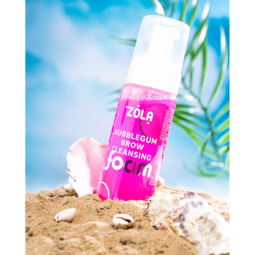 ZOLA Очищающая пенка для бровей Eyebrow cleansing foam Bubblegum 150 ml 