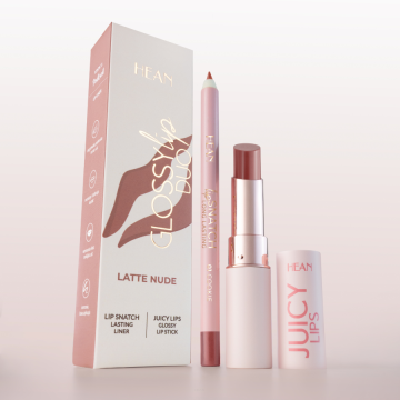 GLOSSY LIP DUO Latte Nude — набор для макияжа губ GLOSSY LIP DUO Latte Nude — набор для макияжа губ