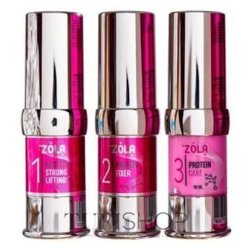 Профессиональный набор ZOLA Pink Brow & Lash Protein Reconstruction System