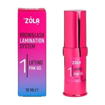 Профессиональный 1 состав для ламинирования  ZOLA Color Lab Laminating CompoundПрофессиональный 1 состав для ламинирования ZOLA Color Lab 01 Lifting Pink Gel