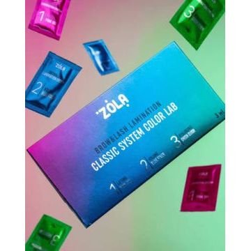 ZOLA Набор для ламинирования в саше Color Lab Set for Lamination in Sachet (3 x 1 ml) 