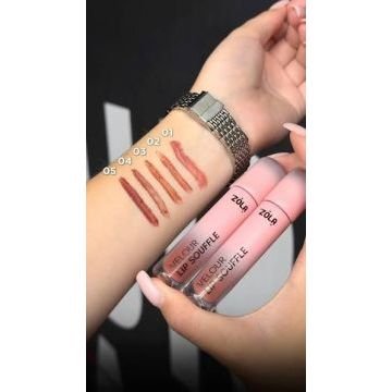 Бархатная матовая помада ZOLA Matte Lipstick VELOUR LIP SOUFFLE