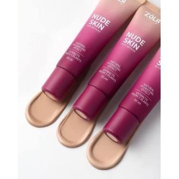 ZOLA тональный кремTinted Foundation Nude Skin Shade 01, 02, 03 ZOLA тональный кремTinted Foundation Nude Skin Shade 01, 02, 03