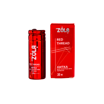 ZOLA Marking Thread 30 m (Red) — Профессиональная нить для разметки бровей (красная)