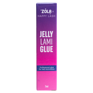 ZOLA x Happy Lash Jelly Lami Glue (7 мл) — Инновационный клей-желе для ламинирования ресниц