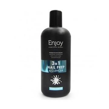 Обезжириватель ENJOY 3 в 1 "Nail prep & cleaner" 500 мл. Обезжириватель ENJOY 3 в 1 "Nail prep & cleaner" 500 мл.
