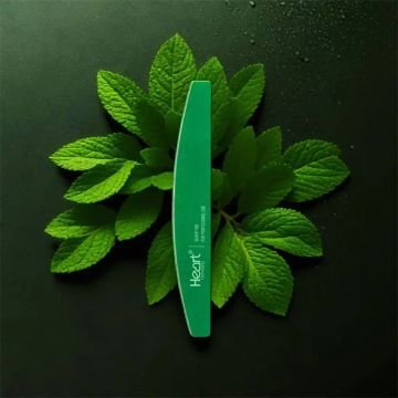 Пилка для ногтей HEART Half SHARP PRO (Зелене полотно)