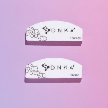 Мини-баф для ногтей DNKa’ Nail Buffer Mini Half Moon 180/240 грит Мини-баф для ногтей DNKa’ Nail Buffer Mini Half Moon 180/240 грит