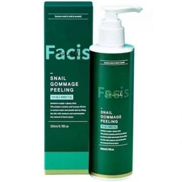 FACIS Snail Gommage Peeling — Мягкий гоммаж-пилинг для лица с муцином улитки FACIS Snail Gommage Peeling — Мягкий гоммаж-пилинг для лица с муцином улитки