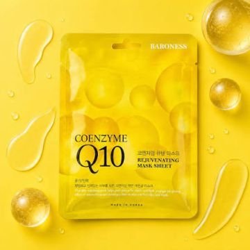Baroness mask sheet Q10 Антивозрастная тканевая маска для лица с коэнзимом Q10 Baroness mask sheet Q10 Антивозрастная тканевая маска для лица с коэнзимом Q10