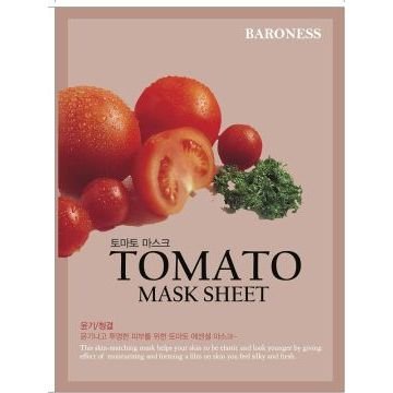 Baroness mask sheet Tomato — Витаминная тканевая маска для лица с экстрактом томата Baroness mask sheet Tomato — Витаминная тканевая маска для лица с экстрактом томата
