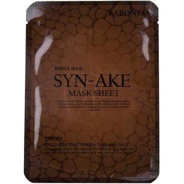 Baroness mask sheet Synake — Омолаживающая тканевая маска для лица со змеиным пептидом Baroness mask sheet Synake — Омолаживающая тканевая маска для лица со змеиным пептидом