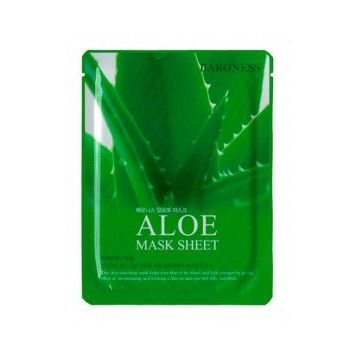Baroness Aloe Mask Sheet — Успокаивающая тканевая маска для лица с экстрактом алоэ вера Baroness Aloe Mask Sheet — Успокаивающая тканевая маска для лица с экстрактом алоэ вера