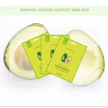 Bonnyhill Avocado Mask Sheet — Питательная тканевая маска для лица с экстрактом авокадо Bonnyhill Avocado Mask Sheet — Питательная тканевая маска для лица с экстрактом авокадо