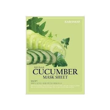 Baroness Cucumber Mask Sheet — Освежающая тканевая маска для лица с экстрактом огурца Baroness Cucumber Mask Sheet — Освежающая тканевая маска для лица с экстрактом огурца