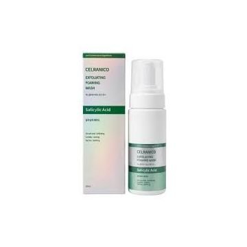 CELRANICO Exfoliating Foaming Wash Salicylic Acid 150 — Обновляющая очищающая пенка для лица с салициловой кислотой