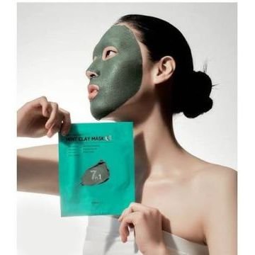 BARULAB 7in1 Total Solution Mint Clay Mask — Инновационная очищающая глиняно-тканевая маска с мятой BARULAB 7in1 Total Solution Mint Clay Mask — Инновационная очищающая глиняно-тканевая маска с мятой