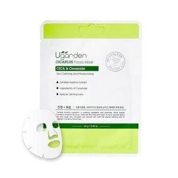 Ugarden CICAPLUS Facial Mask — Успокаивающая восстанавливающая тканевая маска для лица с центеллой и церамидами Ugarden CICAPLUS Facial Mask — Успокаивающая восстанавливающая тканевая маска для лица с центеллой и церамидами
