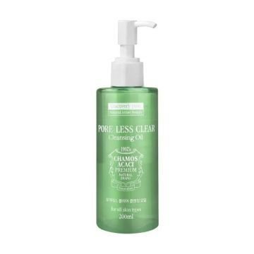 Chamos Premium Pore-Less Clear Cleansing Oil — Премиальное гидрофильное масло для глубокого очищения пор и снятия макияжа