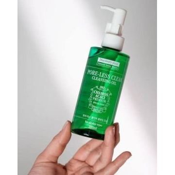 Chamos Premium Pore-Less Clear Cleansing Oil — Премиальное гидрофильное масло для глубокого очищения пор и снятия макияжа